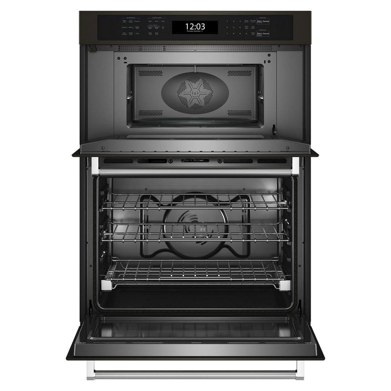  KitchenAid 27-inch, 5.7 cu. ft. Built-in Combination Wall Oven with Microwave with Air Fry KOEC527PBS IMAGE 2