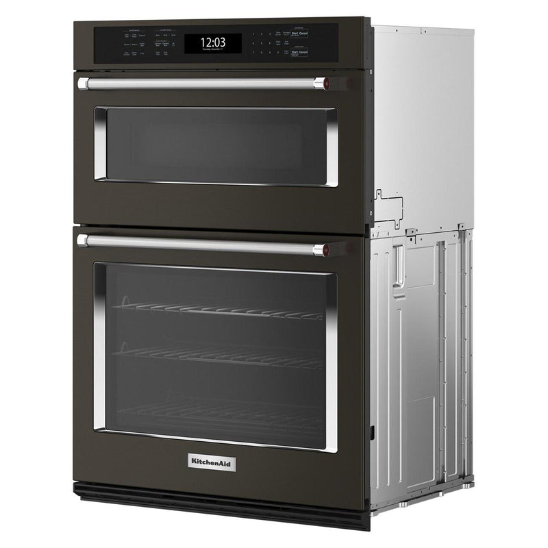 KitchenAid 27-inch, 5.7 cu. ft. Built-in Combination Wall Oven with Microwave with Air Fry KOEC527PBS IMAGE 4