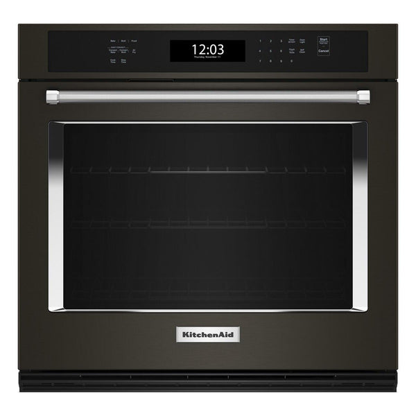  KitchenAid 27-inch, 4.3 cu. ft. Built-in Single Wall Oven with Air Fry KOES527PBS IMAGE 1