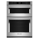  KitchenAid 30-inch, 6.4 cu. ft. Built-in Combination Wall Oven with Microwave with Air Fry KOEC530PSS IMAGE 1