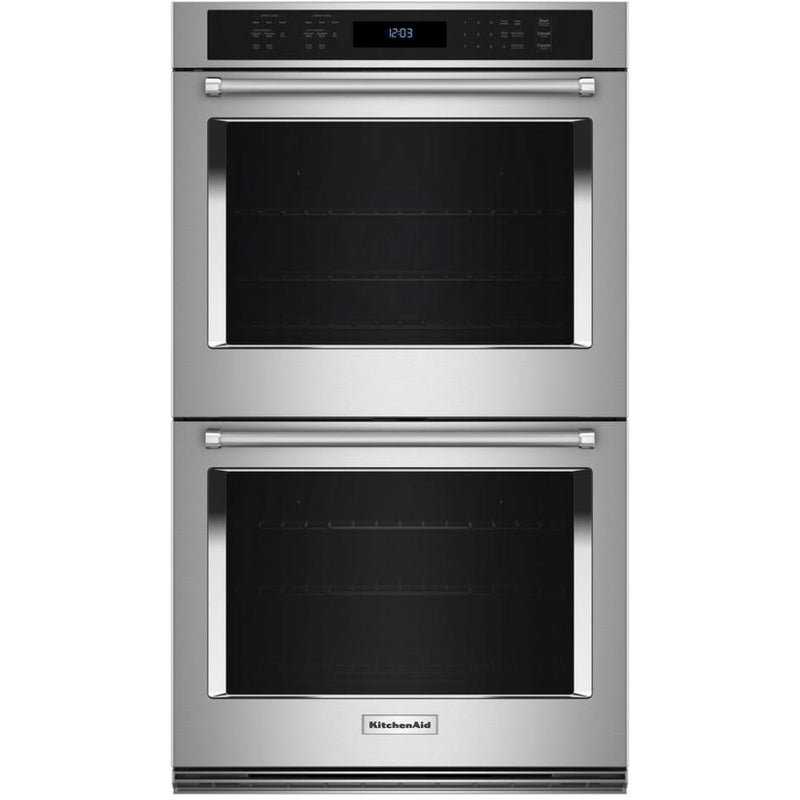  KitchenAid 30-inch, 10 cu. ft. Built-in Double Wall Oven with Air Fry KOED530PPS IMAGE 1