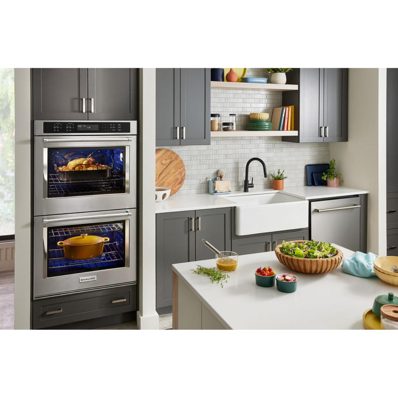  KitchenAid 30-inch, 10 cu. ft. Built-in Double Wall Oven with Air Fry KOED530PPS IMAGE 7