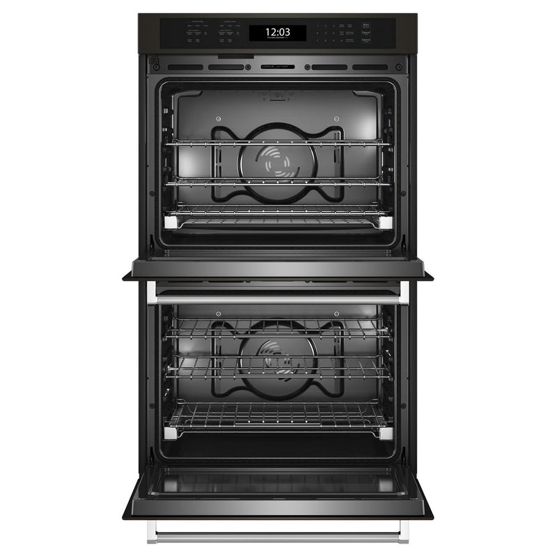  KitchenAid 30-inch, 10 cu. ft. Built-in Double Wall Oven with Air Fry KOED530PBS IMAGE 2