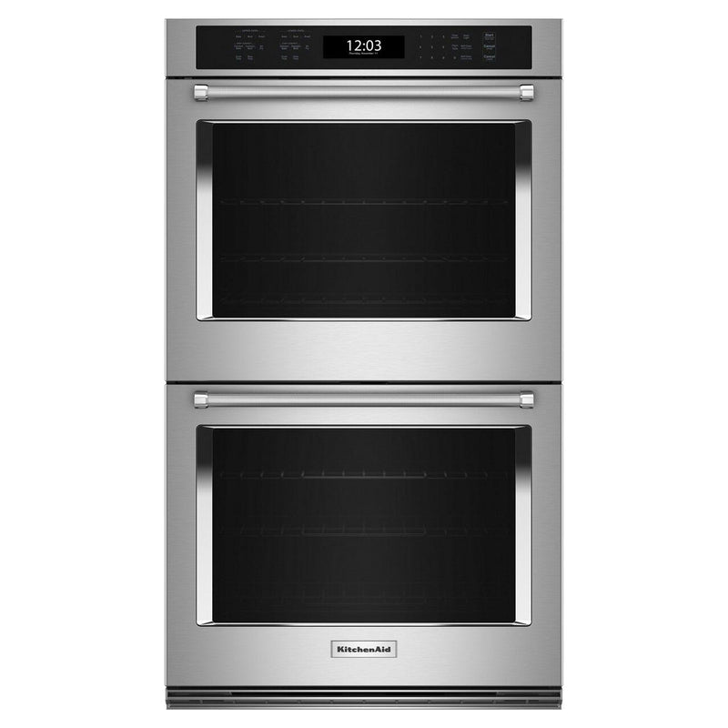  KitchenAid 30-inch, 10 cu. ft. Built-in Double Wall Oven with Air Fry KOED530PSS IMAGE 1