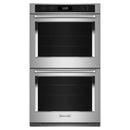  KitchenAid 27-inch, 8.6 cu. ft. Built-in Double Wall Oven with Air Fry KOED527PSS IMAGE 1