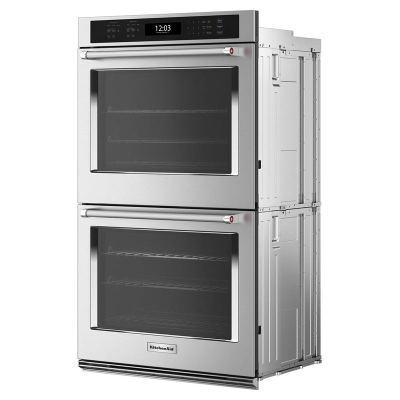  KitchenAid 27-inch, 8.6 cu. ft. Built-in Double Wall Oven with Air Fry KOED527PSS IMAGE 4