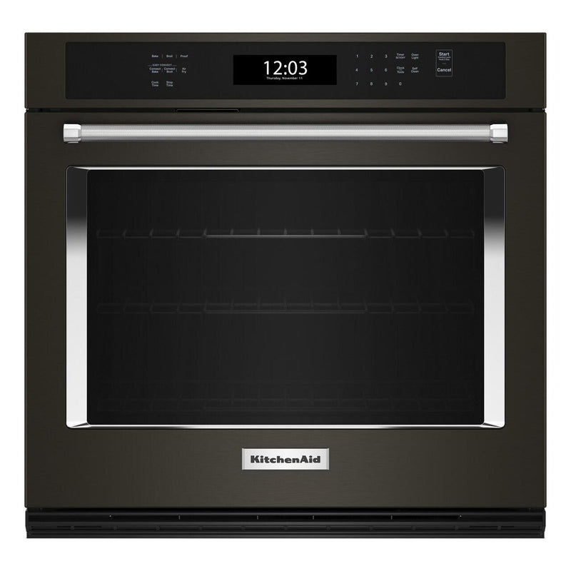  KitchenAid 30-inch, 5.0 cu. ft. Built-in Wall Oven with Air Fry KOES530PBS IMAGE 1