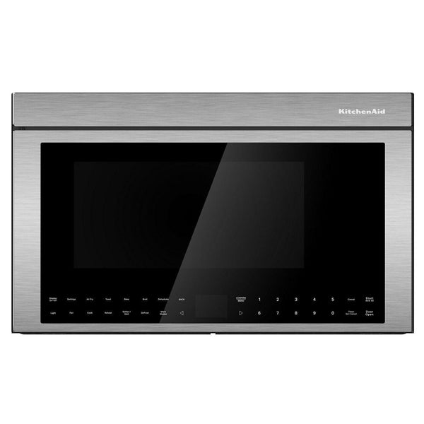  KitchenAid 30-inch, 1.1 cu. ft. Over-the-Range Microwave Oven with Air Fry Technology YKMMF530PPS IMAGE 1
