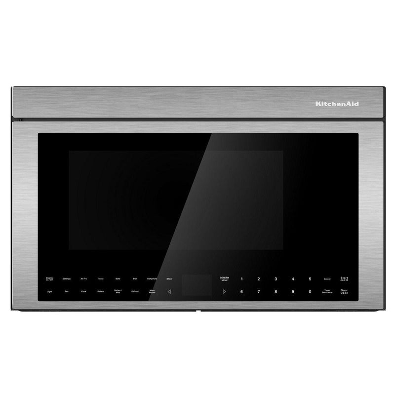  KitchenAid 30-inch, 1.1 cu. ft. Over-the-Range Microwave Oven with Air Fry Technology YKMMF530PPS IMAGE 1