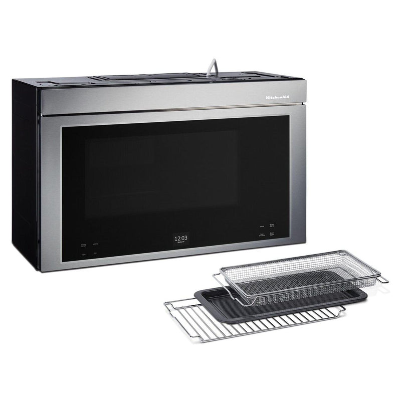  KitchenAid 30-inch, 1.1 cu. ft. Over-the-Range Microwave Oven with Air Fry Technology YKMMF530PPS IMAGE 2