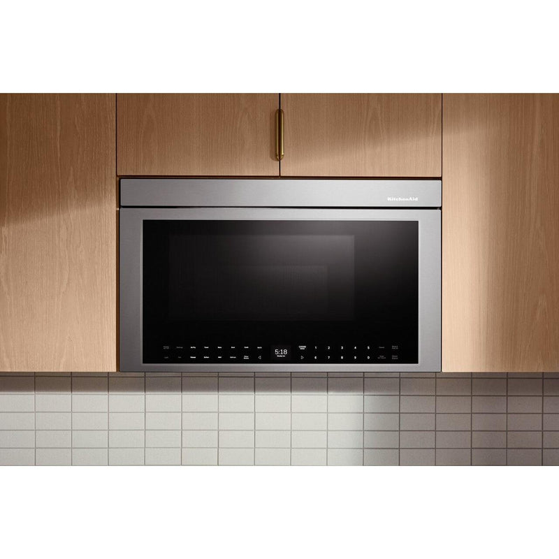  KitchenAid 30-inch, 1.1 cu. ft. Over-the-Range Microwave Oven with Air Fry Technology YKMMF530PPS IMAGE 3
