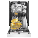  Whirlpool 18-inch Built-in Dishwasher WDPS5118PW IMAGE 3