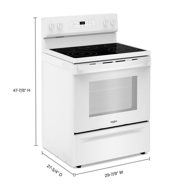  Whirlpool 30-inch Freestanding Electric Range YWFES3330RW IMAGE 11