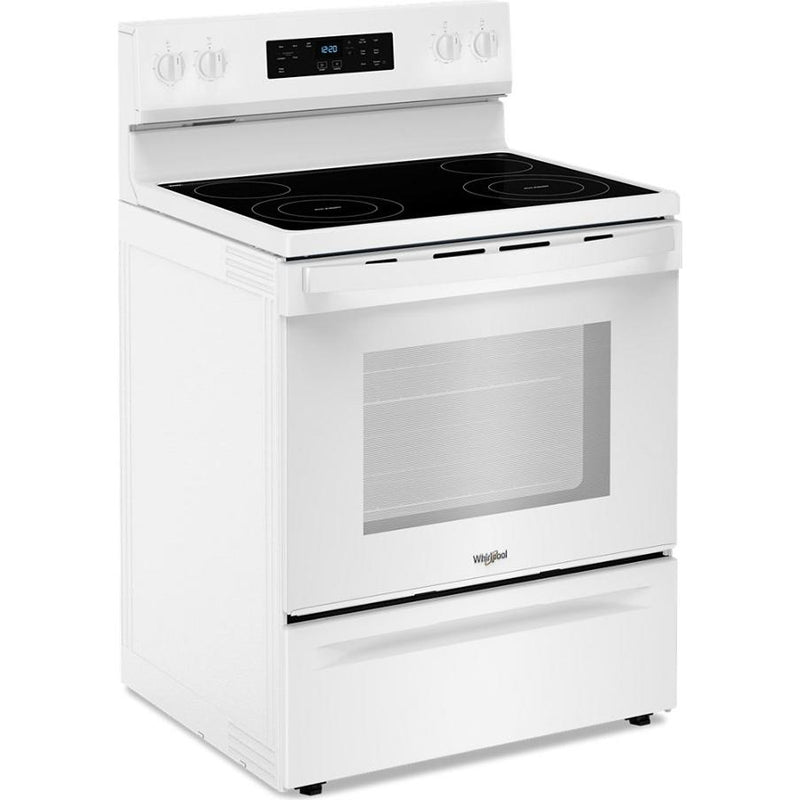  Whirlpool 30-inch Freestanding Electric Range YWFES3530RW IMAGE 3