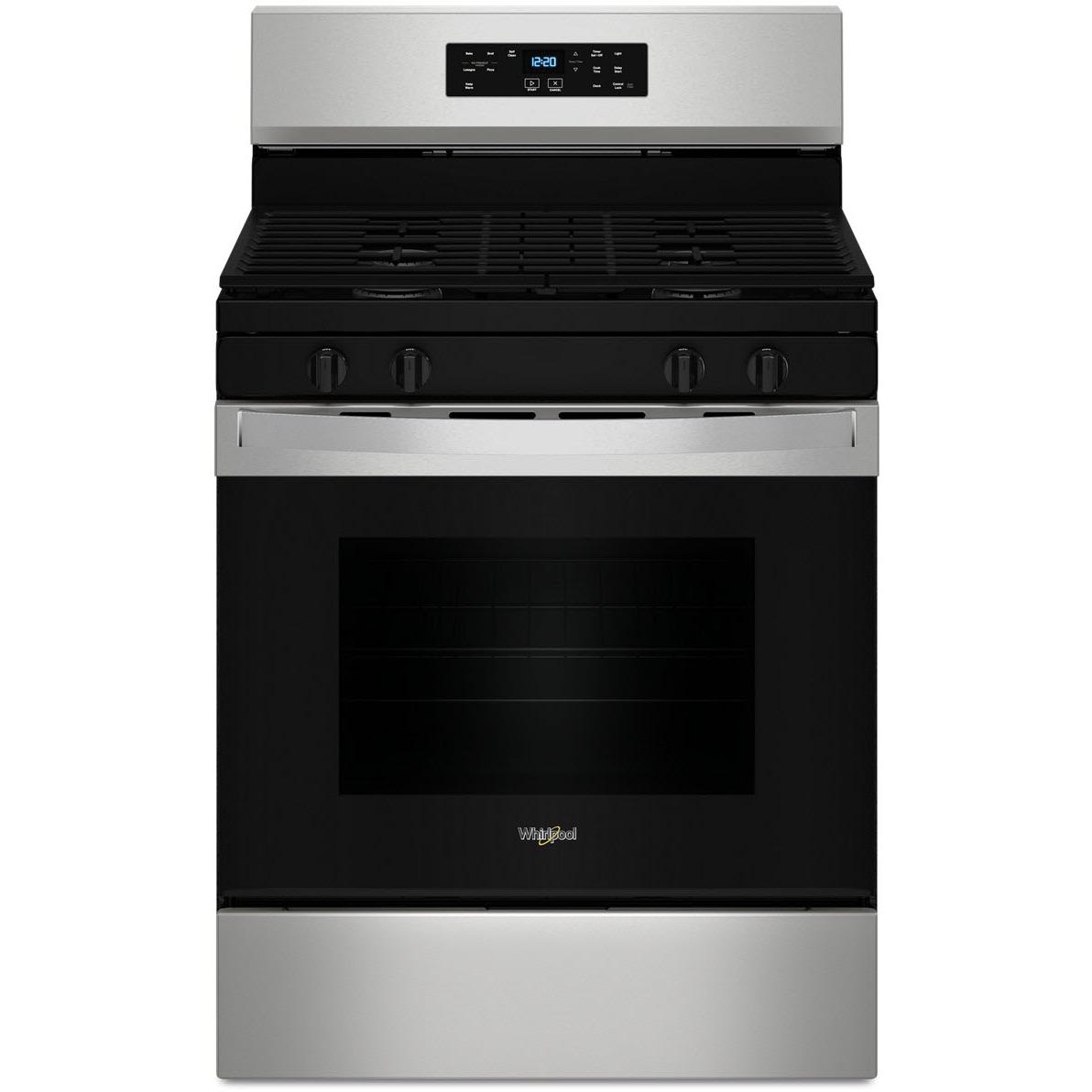  Whirlpool 30-inch Freestanding Gas Range WFGS3530RS IMAGE 1