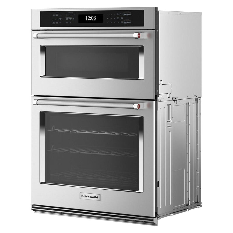  KitchenAid 30-inch, 6.4 cu. ft. Built-in Combination Wall Oven with Microwave with Air Fry KOEC530PPS IMAGE 5