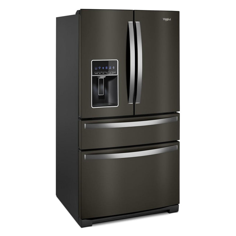  Whirlpool 36-inch, 26.2 cu. ft. French 4-Door Refrigerator with External Water and Ice Dispensing System WRMF7736PV IMAGE 2