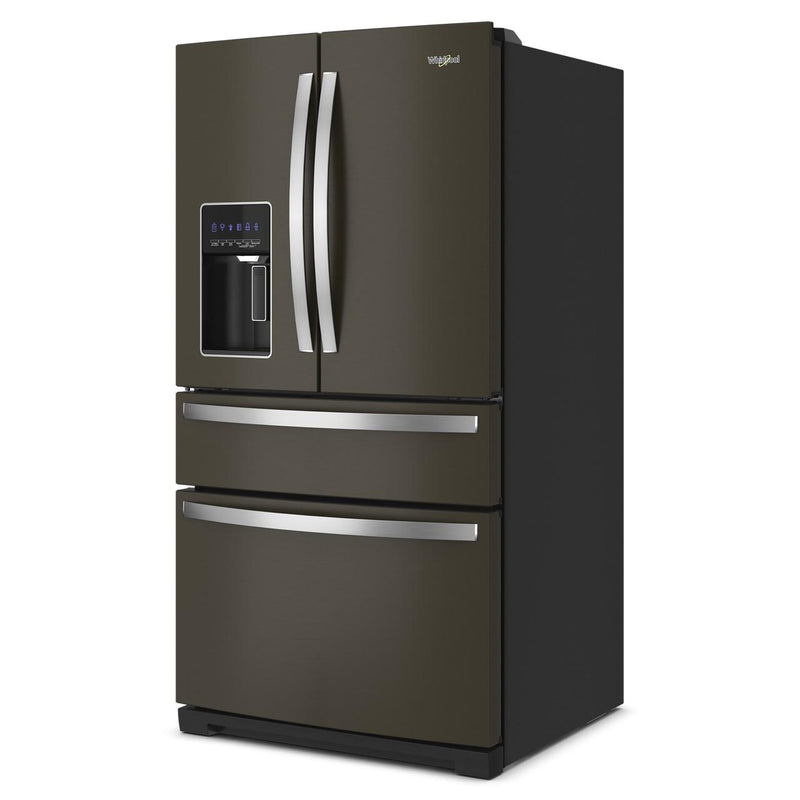  Whirlpool 36-inch, 26.2 cu. ft. French 4-Door Refrigerator with External Water and Ice Dispensing System WRMF7736PV IMAGE 3