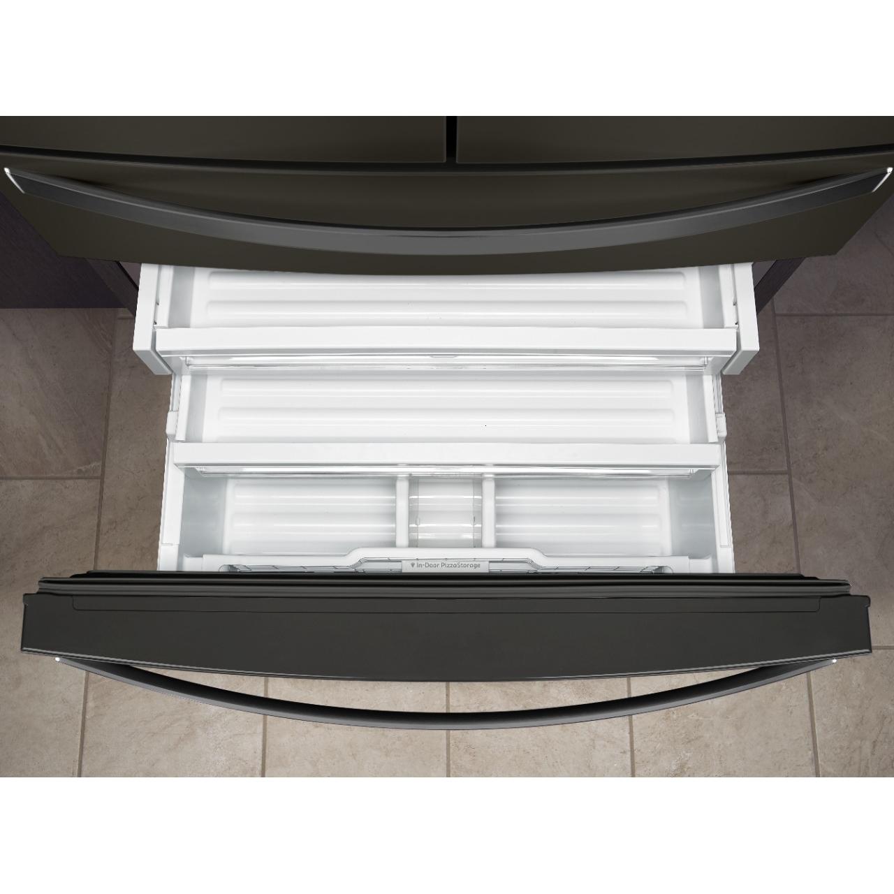  Whirlpool 36-inch, 26.2 cu. ft. French 4-Door Refrigerator with External Water and Ice Dispensing System WRMF7736PV IMAGE 6