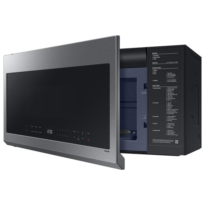  Samsung Smart 30-inch, 2.1 cu. ft. Over-the-Range Microwave ME21DG6300SR/AC IMAGE 3