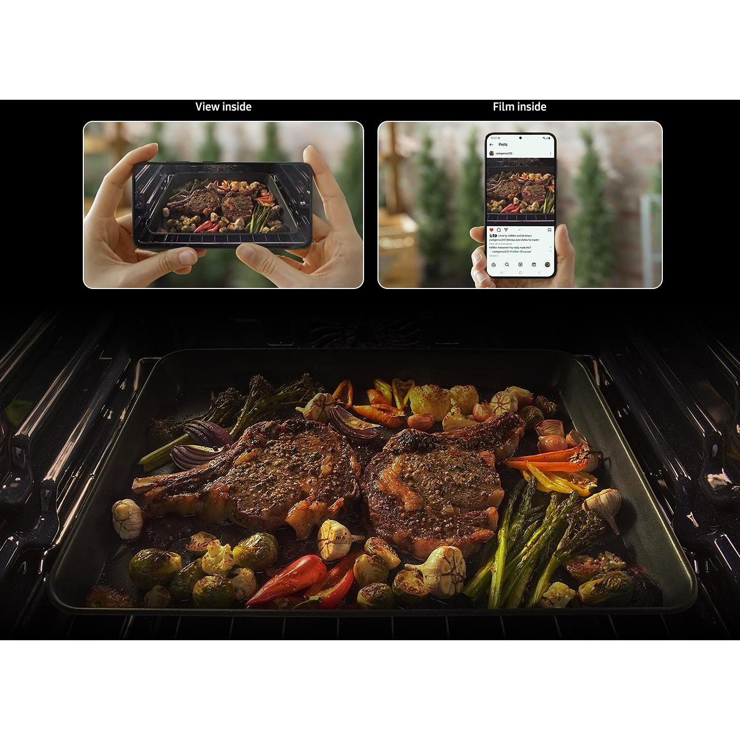 Samsung 6.3 cu. ft. Bespoke Smart Slide-In Electric Range NSE6DB850012/AC IMAGE 10