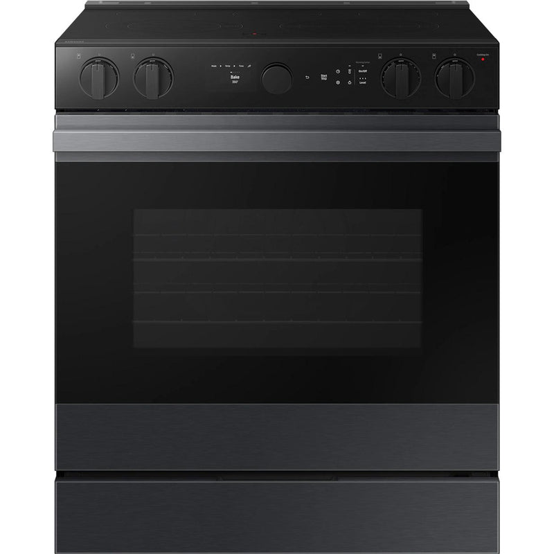  Samsung 6.3 cu. ft. Bespoke Smart Slide-In Electric Range NSE6DG8500MT/AC IMAGE 1