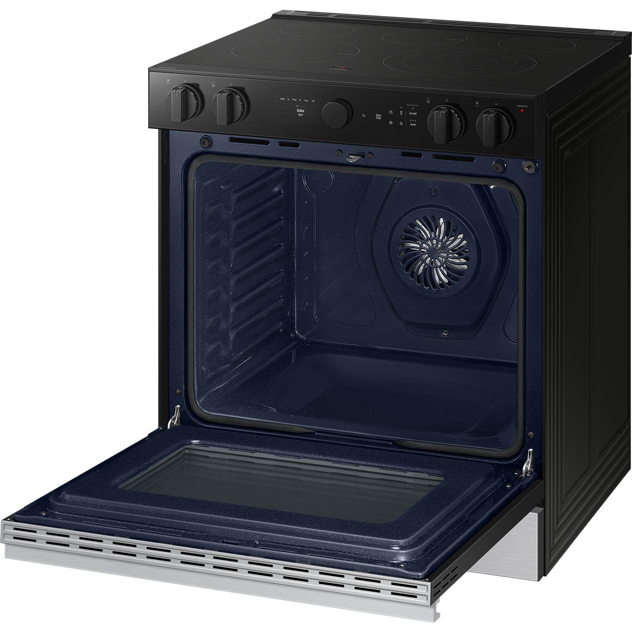  Samsung 6.3 cu. ft. Bespoke Smart Slide-In Electric Range NSE6DG8500SR/AC IMAGE 6