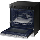 Samsung 6.3 cu. ft. Bespoke Smart Slide-In Electric Range NSE6DG8500SR/AC IMAGE 7