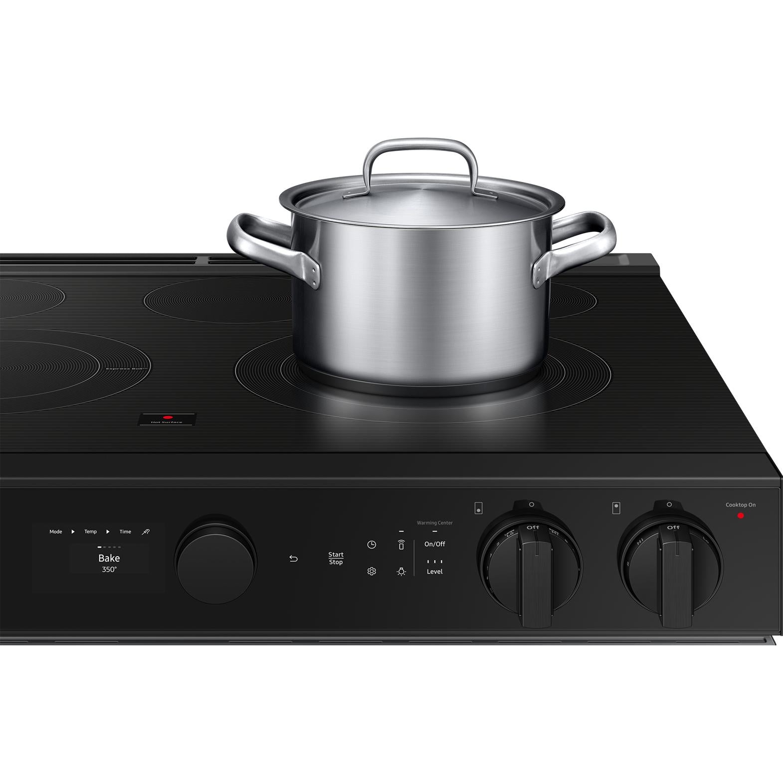  Samsung 6.3 cu. ft. Bespoke Smart Slide-In Electric Range NSE6DG8500SR/AC IMAGE 8