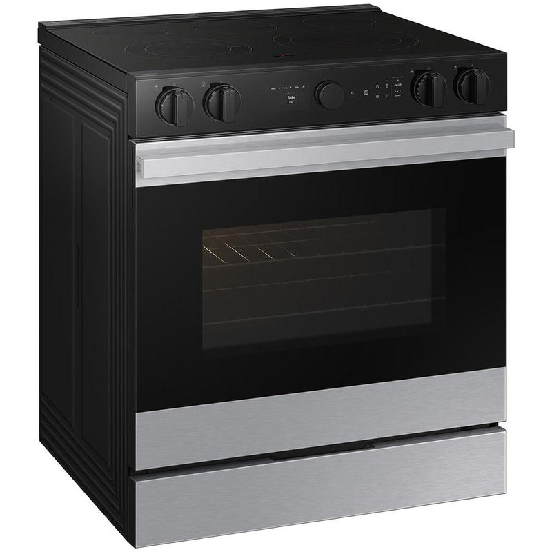  Samsung 6.3 cu. ft. Bespoke Smart Slide-In Electric Range NSE6DG8700SR/AC IMAGE 10