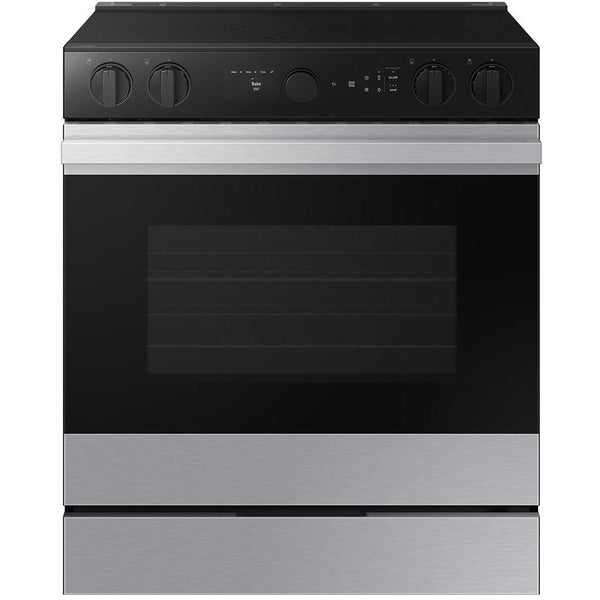 Samsung 6.3 cu. ft. Bespoke Smart Slide-In Electric Range NSE6DG8700SR/AC IMAGE 1
