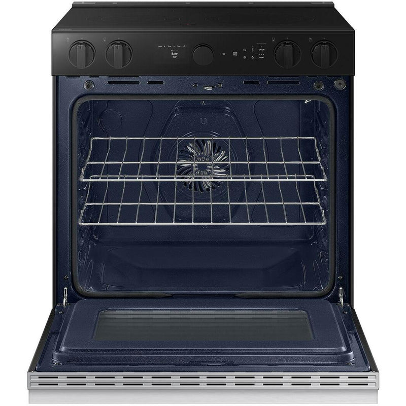  Samsung 6.3 cu. ft. Bespoke Smart Slide-In Electric Range NSE6DG8700SR/AC IMAGE 2