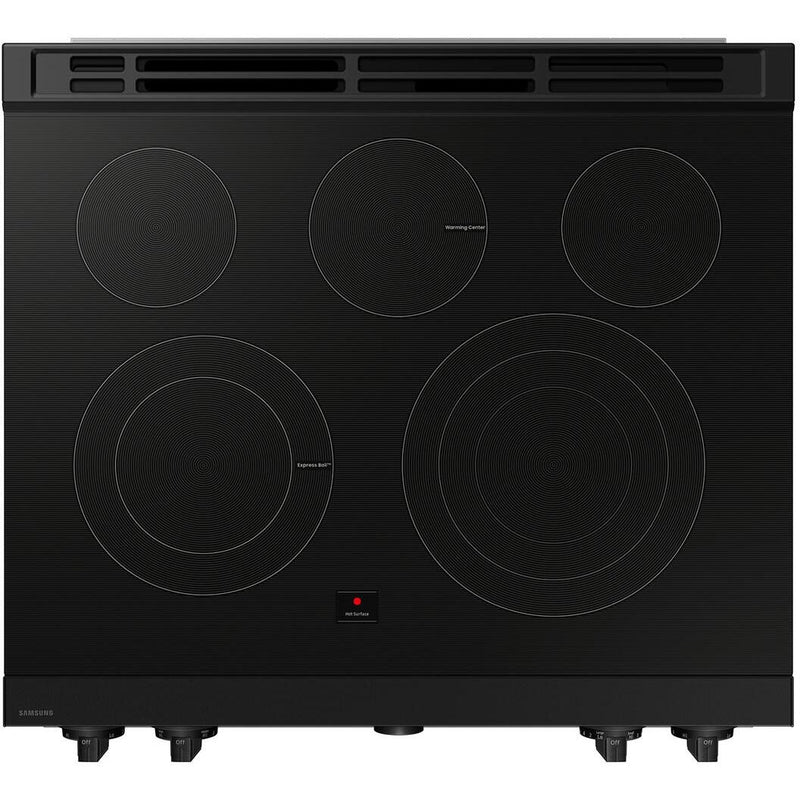  Samsung 6.3 cu. ft. Bespoke Smart Slide-In Electric Range NSE6DG8700SR/AC IMAGE 5
