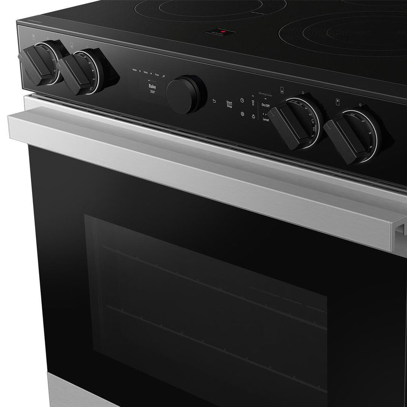  Samsung 6.3 cu. ft. Bespoke Smart Slide-In Electric Range NSE6DG8700SR/AC IMAGE 7