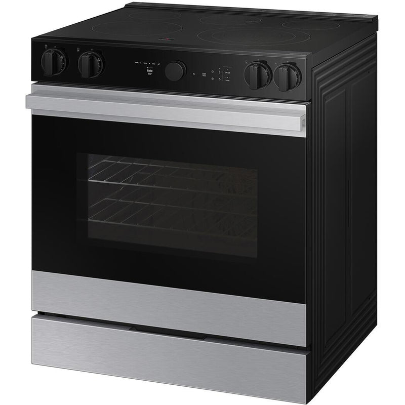  Samsung 6.3 cu. ft. Bespoke Smart Slide-In Electric Range NSE6DG8700SR/AC IMAGE 9