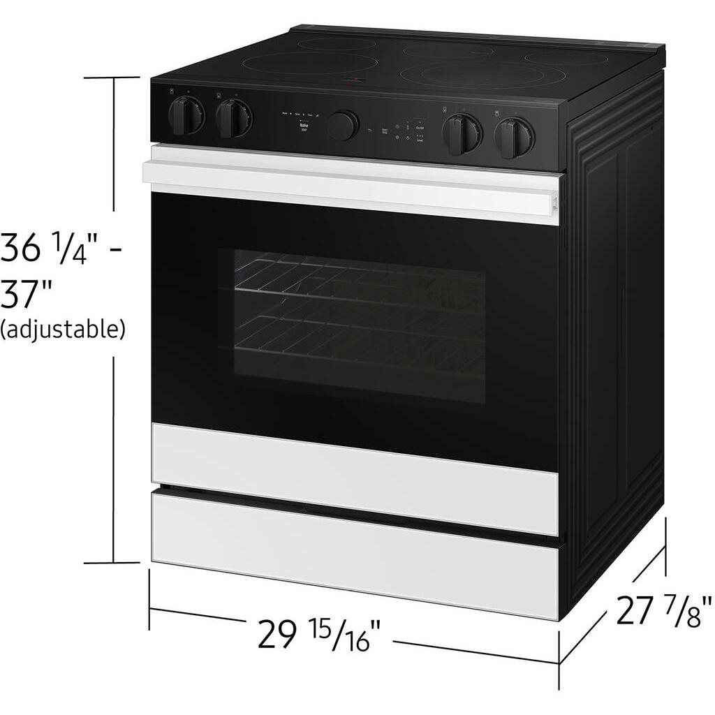  Samsung 6.3 cu. ft. Bespoke Smart Slide-In Electric Range NSE6DB870012/AC IMAGE 10