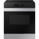  Samsung 6.3 cu. ft. Bespoke Smart Slide-In Electric Range NSE6DG8100SR/AC IMAGE 1