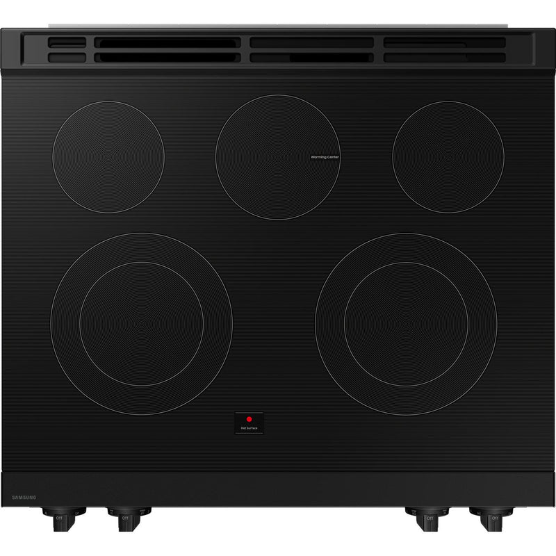  Samsung 6.3 cu. ft. Bespoke Smart Slide-In Electric Range NSE6DG8100SR/AC IMAGE 3