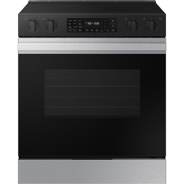  Samsung 6.3 cu. ft. Bespoke Smart Slide-In Electric Range NSE6DG8300SR/AC IMAGE 1
