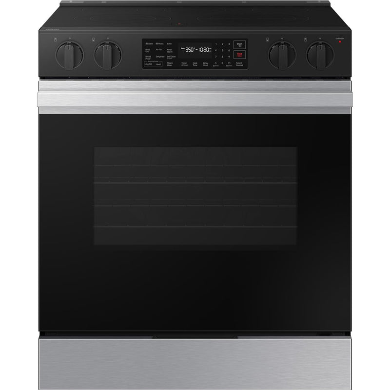  Samsung 6.3 cu. ft. Bespoke Smart Slide-In Electric Range NSE6DG8300SR/AC IMAGE 1