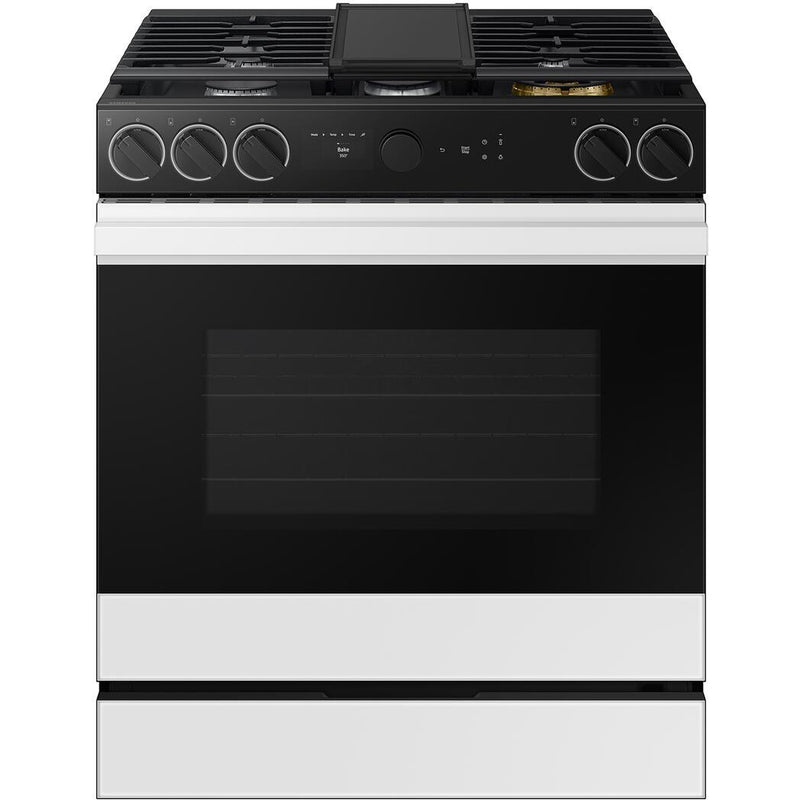 Samsung 6.0 cu. ft. Bespoke Smart Slide-In Gas Range NSG6DB870012/AA IMAGE 1