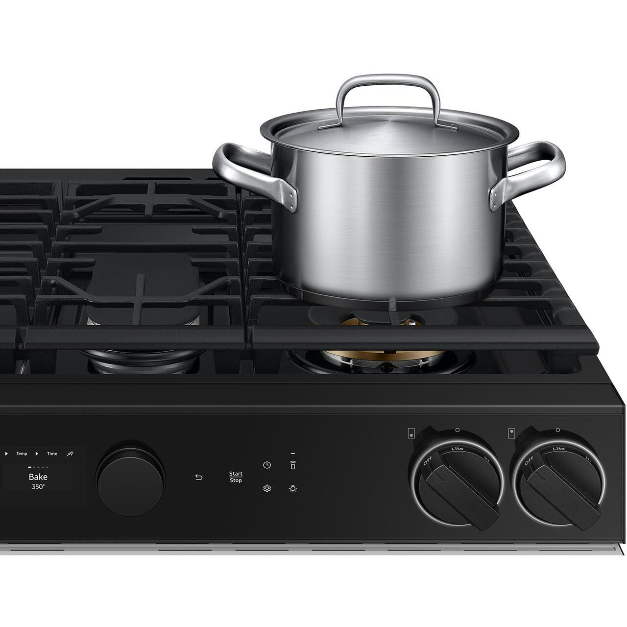  Samsung 6.0 cu. ft. Bespoke Smart Slide-In Gas Range NSG6DG8700SR/AA IMAGE 6