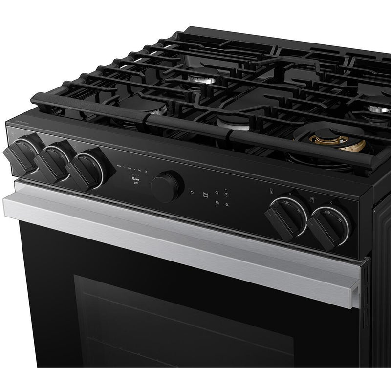  Samsung 6.0 cu. ft. Bespoke Smart Slide-In Gas Range NSG6DG8700SR/AA IMAGE 7