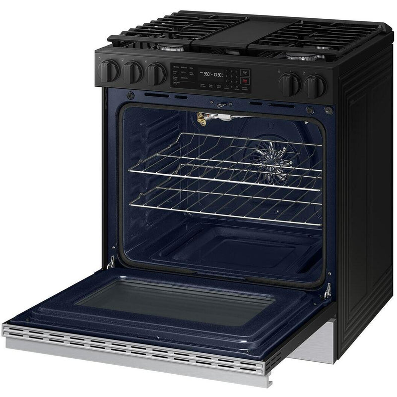  Samsung 6.0 cu. ft. Bespoke Smart Slide-In Gas Range NSG6DG8300SR/AA IMAGE 4