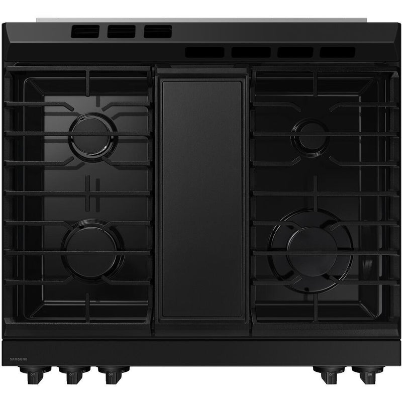  Samsung 6.0 cu. ft. Bespoke Smart Slide-In Gas Range NSG6DG8300SR/AA IMAGE 5