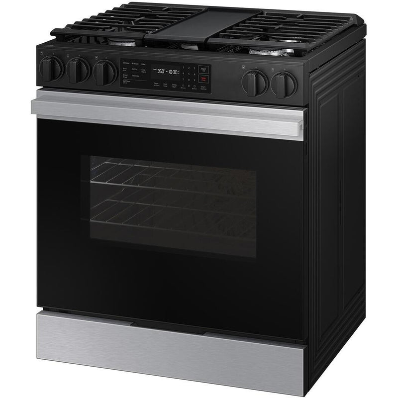  Samsung 6.0 cu. ft. Bespoke Smart Slide-In Gas Range NSG6DG8300SR/AA IMAGE 9