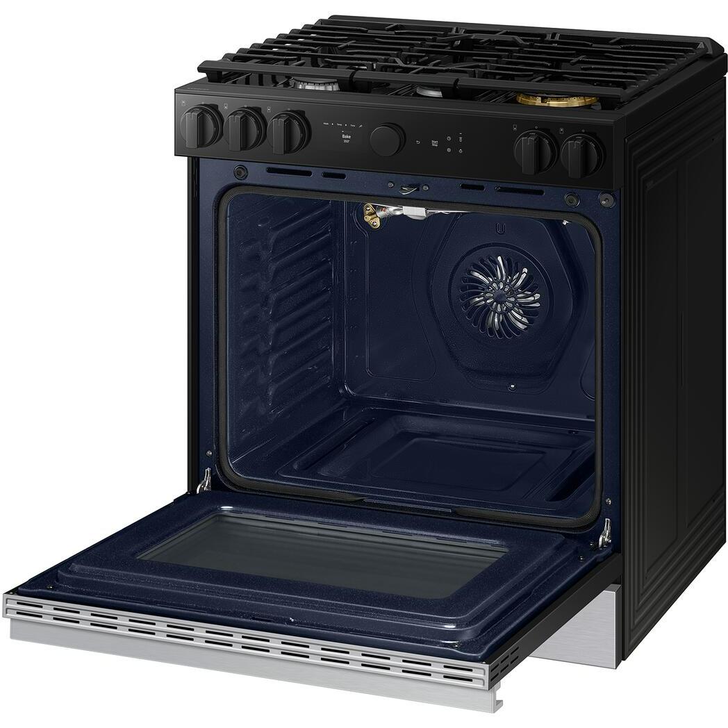  Samsung 6.0 cu. ft. Bespoke Smart Slide-In Gas Range NSG6DG8500SR/AA IMAGE 3