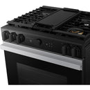  Samsung 6.0 cu. ft. Bespoke Smart Slide-In Gas Range NSG6DG8500SR/AA IMAGE 7