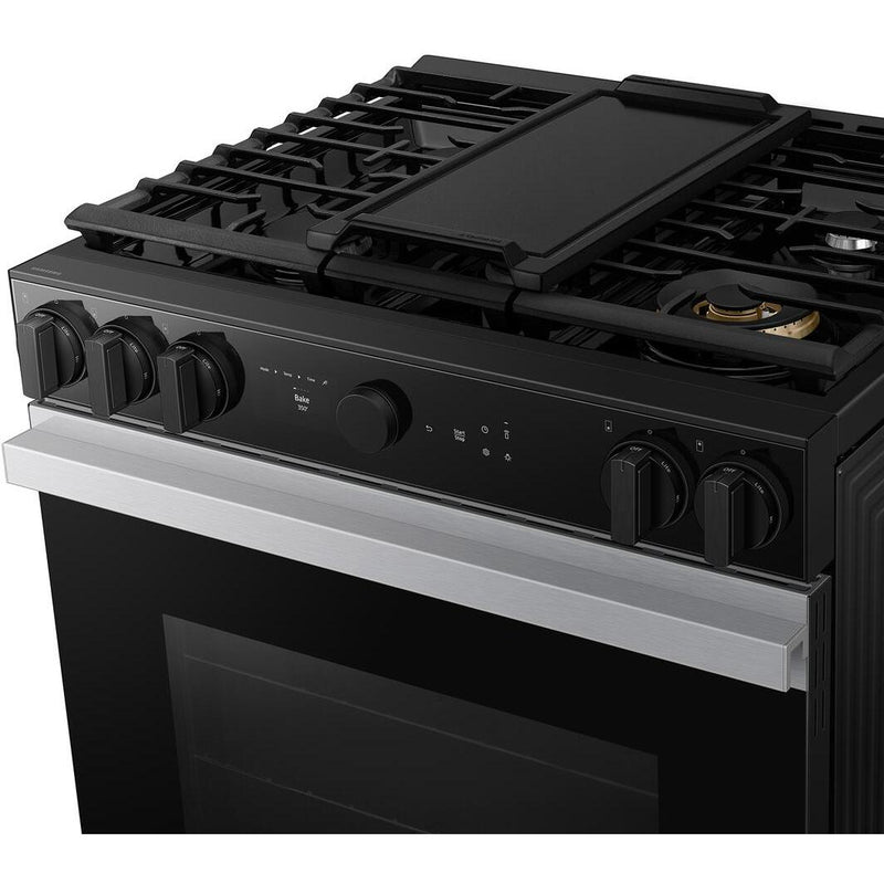  Samsung 6.0 cu. ft. Bespoke Smart Slide-In Gas Range NSG6DG8500SR/AA IMAGE 7