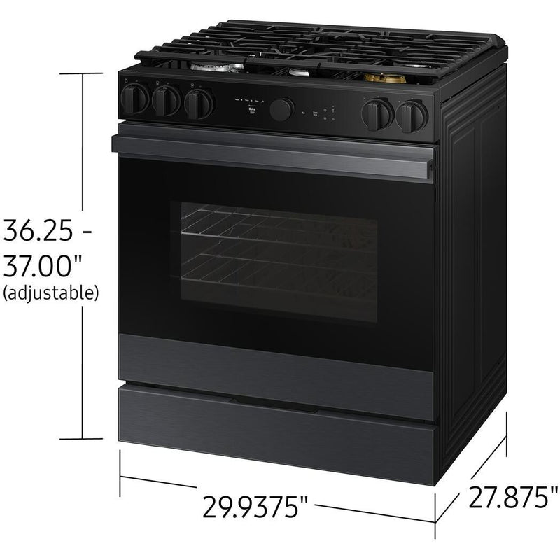  Samsung 6.0 cu. ft. Bespoke Smart Slide-In Gas Range NSG6DG8500MT/AA IMAGE 12